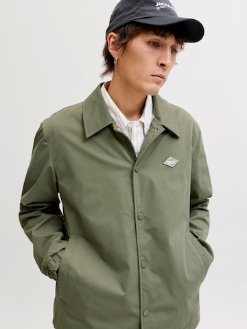 JACK & JONES Between-Season Jacket 'JORCATSKILLS' in Green