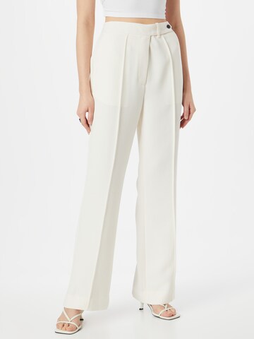 3.1 Phillip Lim - Pierna ancha Pantalón en blanco: frente