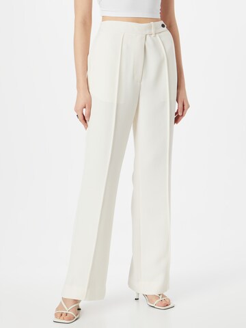 Wide leg Pantaloni de la 3.1 Phillip Lim pe alb: față