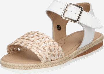 CLARYS Sandalen 'NIÑA' in Beige: voorkant