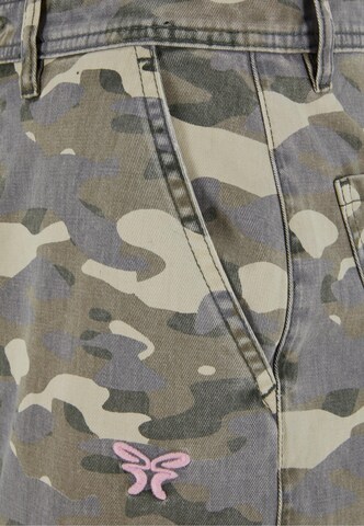 Felicious Wide leg Cargo Pants in Green