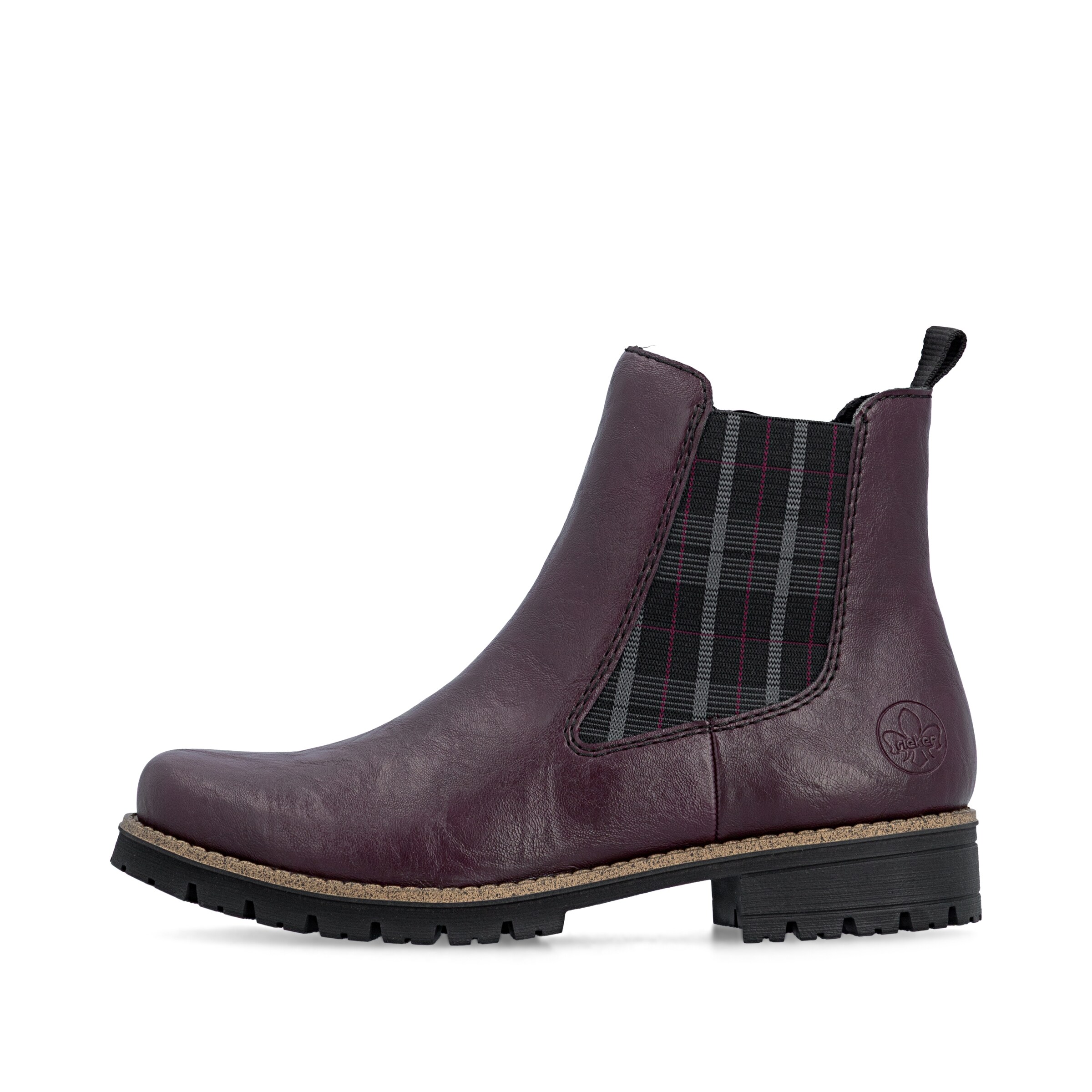 Bottines Rieker en rouge