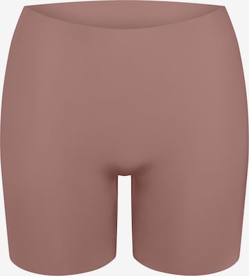 SLOGGI Trousers ' Blue ZERO Feel 20 Cyclist ' in Brown: front