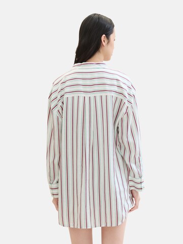 TOM TAILOR DENIM Bluse in Weiß