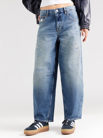 zils Herrlicher Vaļīgs piegriezums Džinsi: no priekšpuses