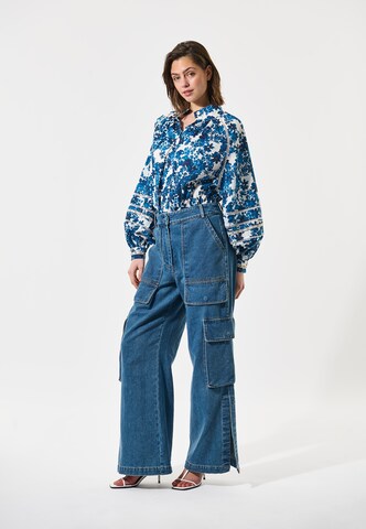 Camicia da donna 'Nitadea' di Dea Kudibal in blu