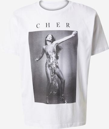 ABOUT YOU x Chiara Biasi Shirt 'Road Trip' in Wit: voorkant