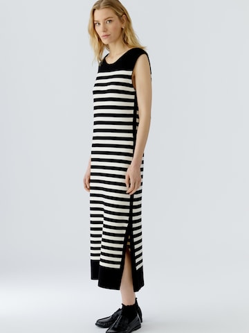 OUI Strickkleid in Schwarz
