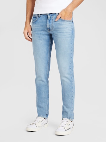 Lee Slimfit Jeans 'Luke' in Blauw: voorkant