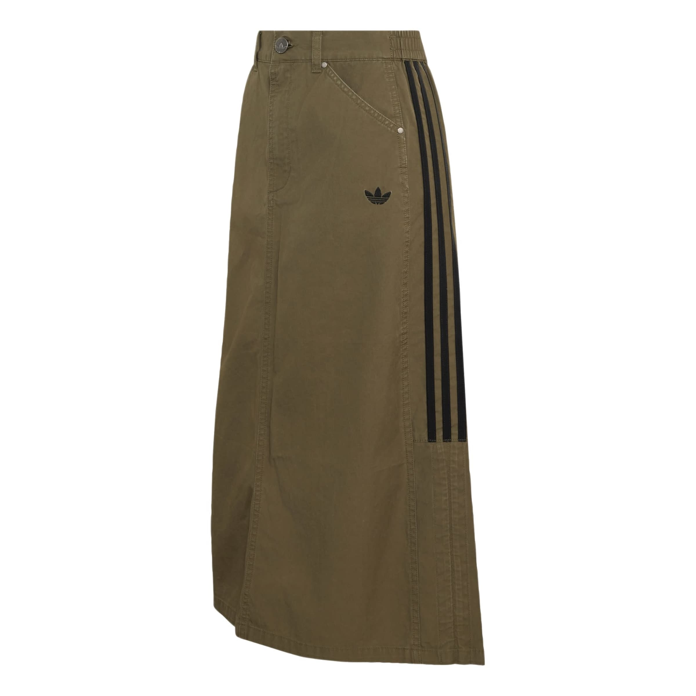 Gonna di ADIDAS ORIGINALS in verde: frontale