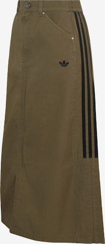 Gonna di ADIDAS ORIGINALS in verde: frontale