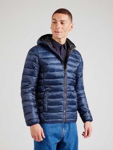 BLEND Tussenjas in Blauw: voorkant