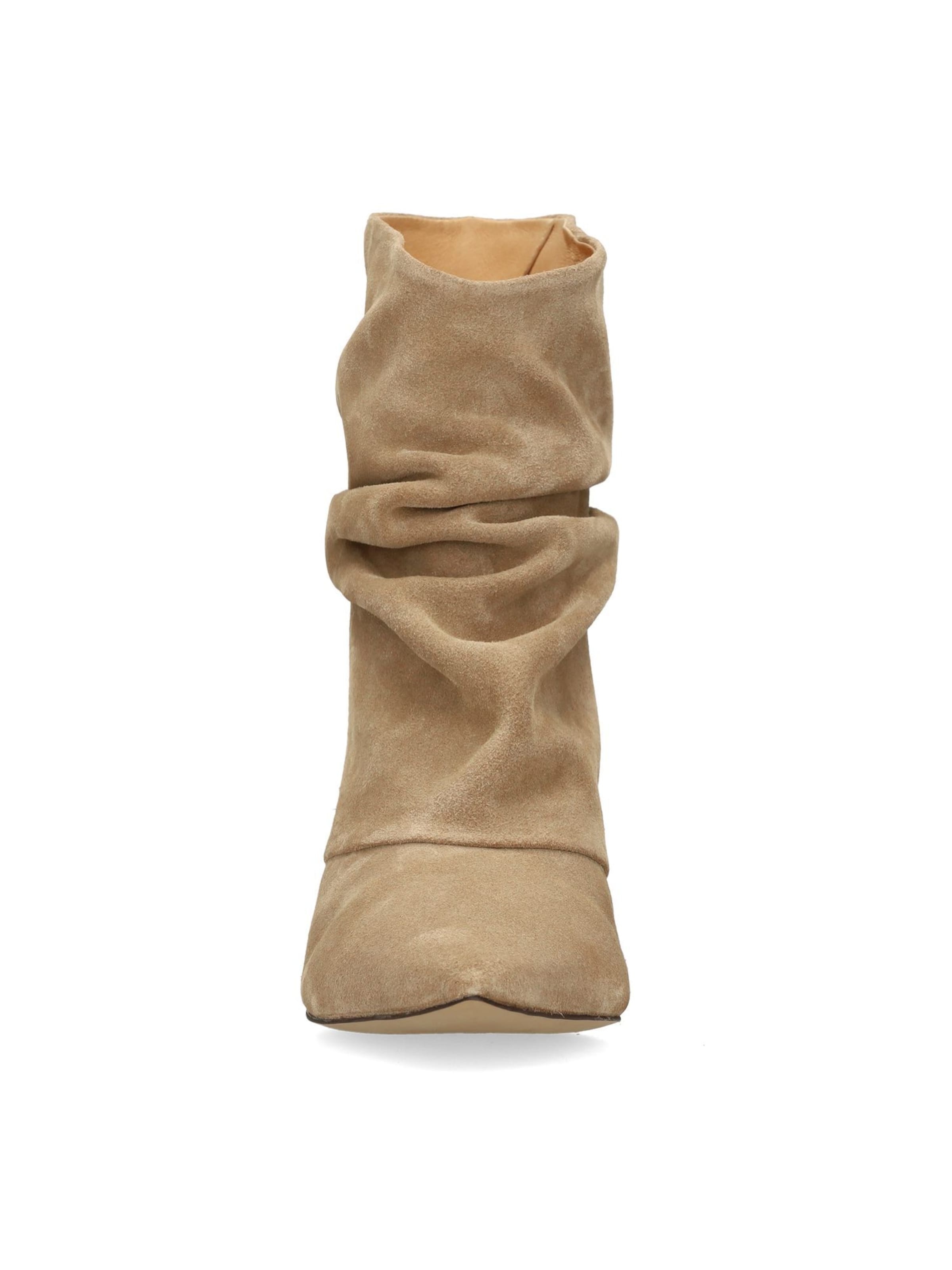 MANFIELD Stiefelette in Beige