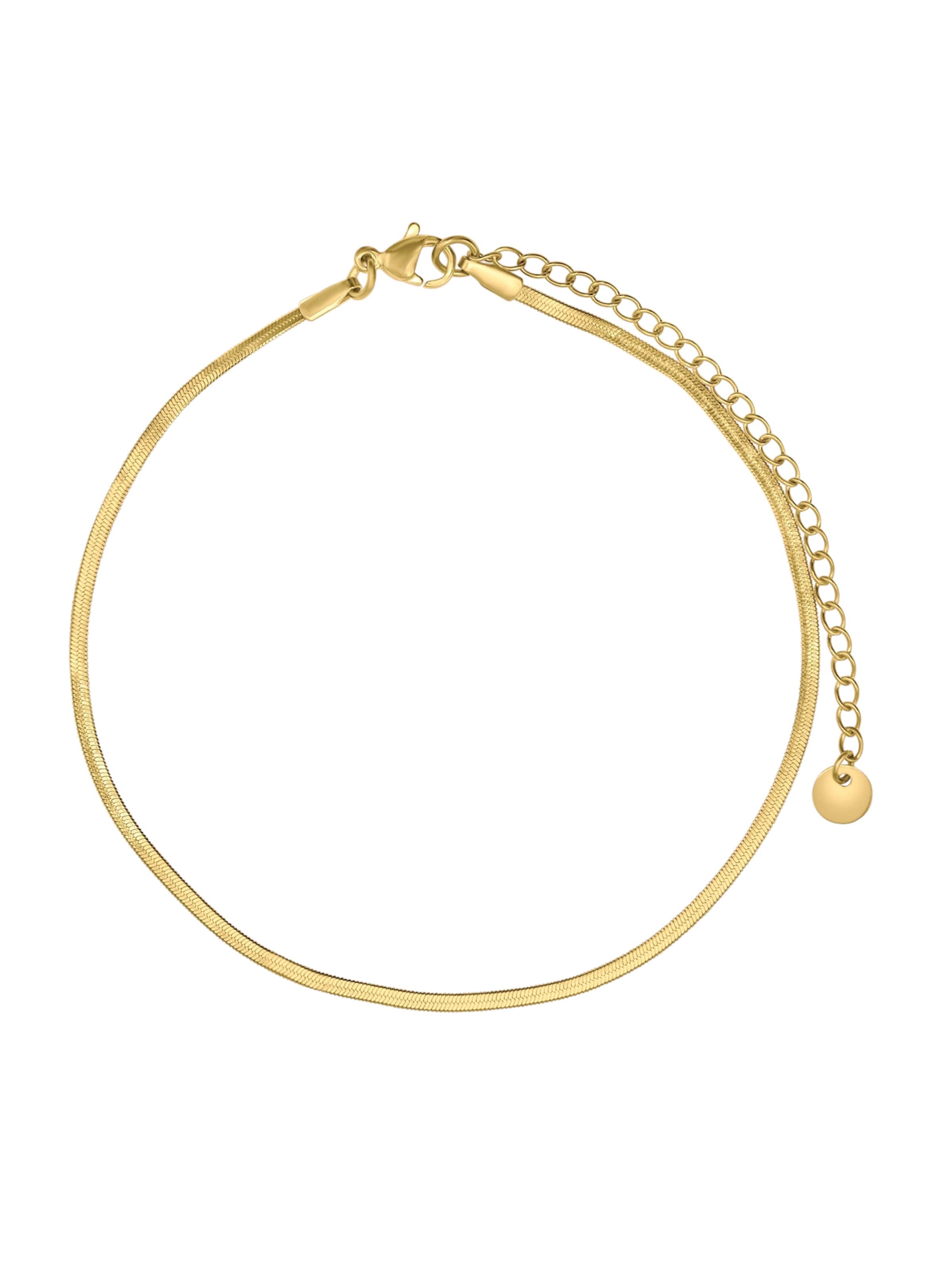 Heideman Fußkette 'Solve' in Gold: Vorderseite