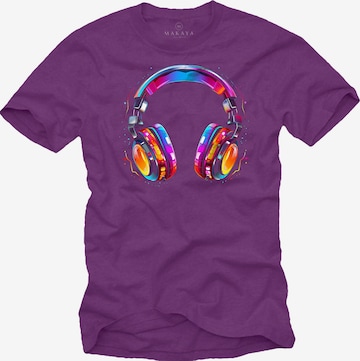 MAKAYA Shirt in Purple: front