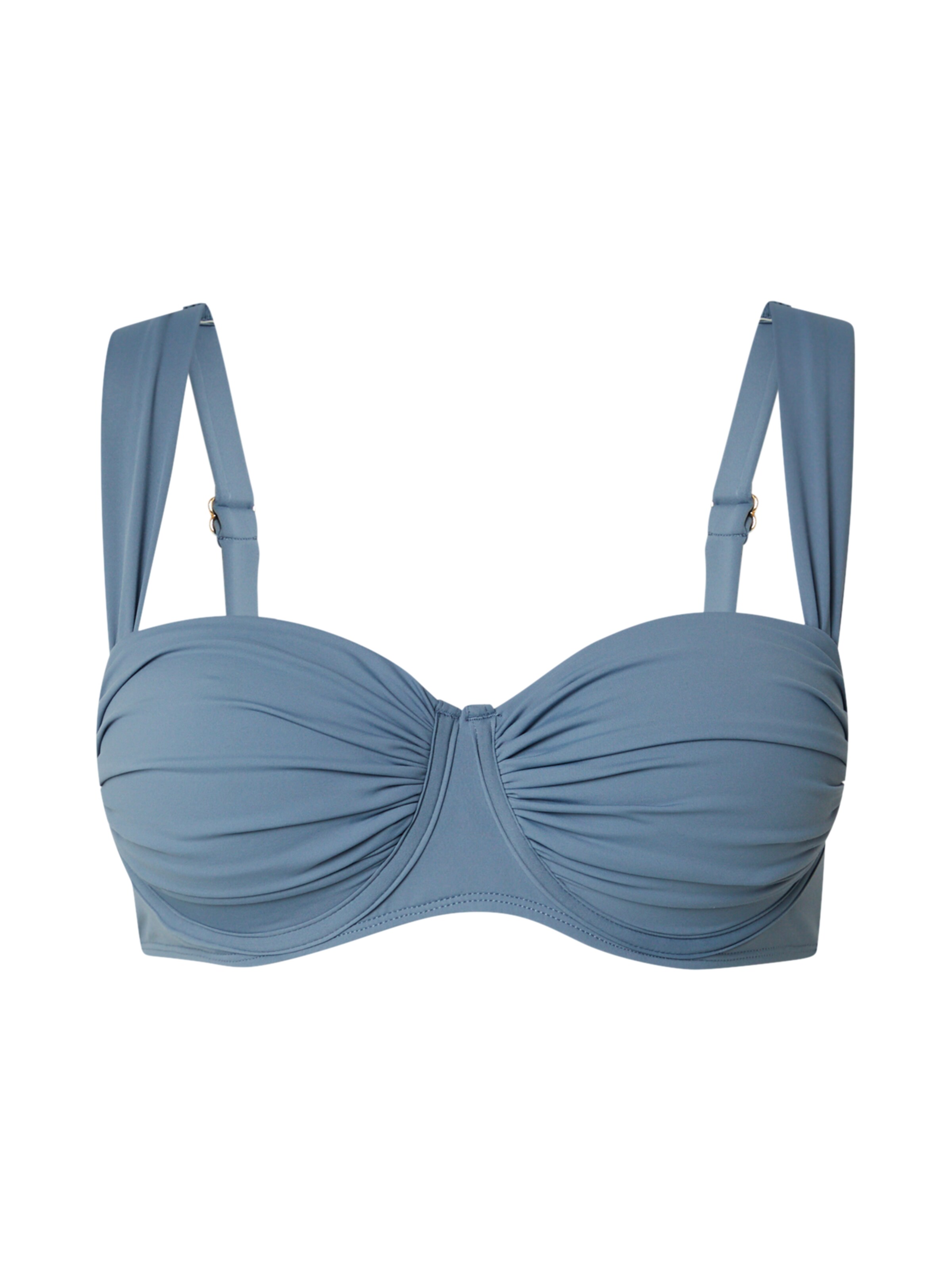 CITA MAASS Горнище на бански в синьо: отпред