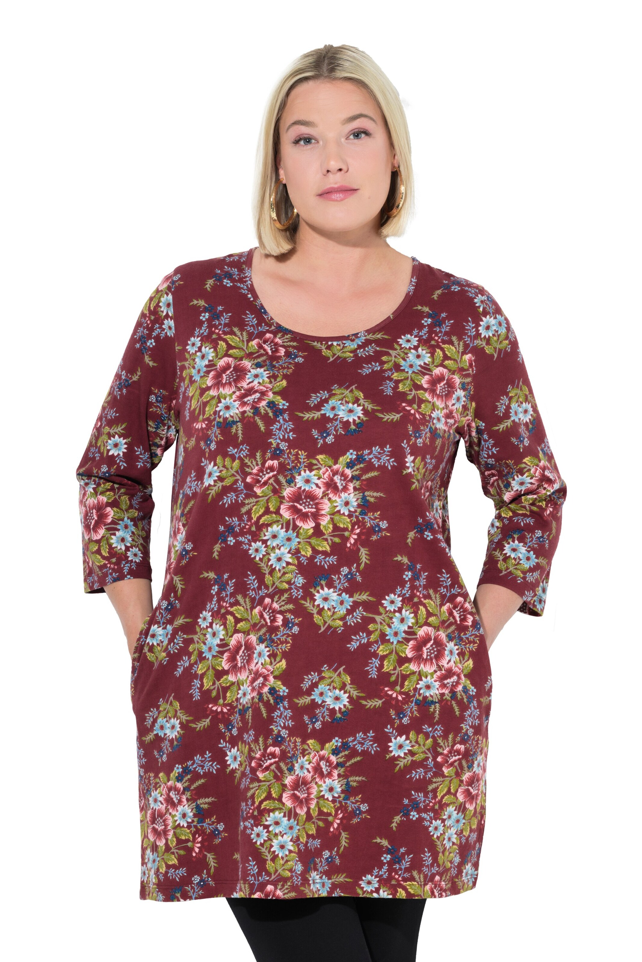 Ulla Popken Shirt in Braun: Vorderseite