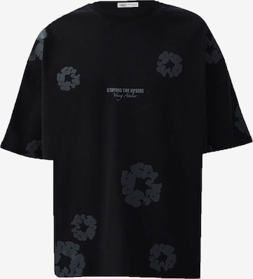 VAMOS CLO - Camisa 'Richardson' em preto: frente