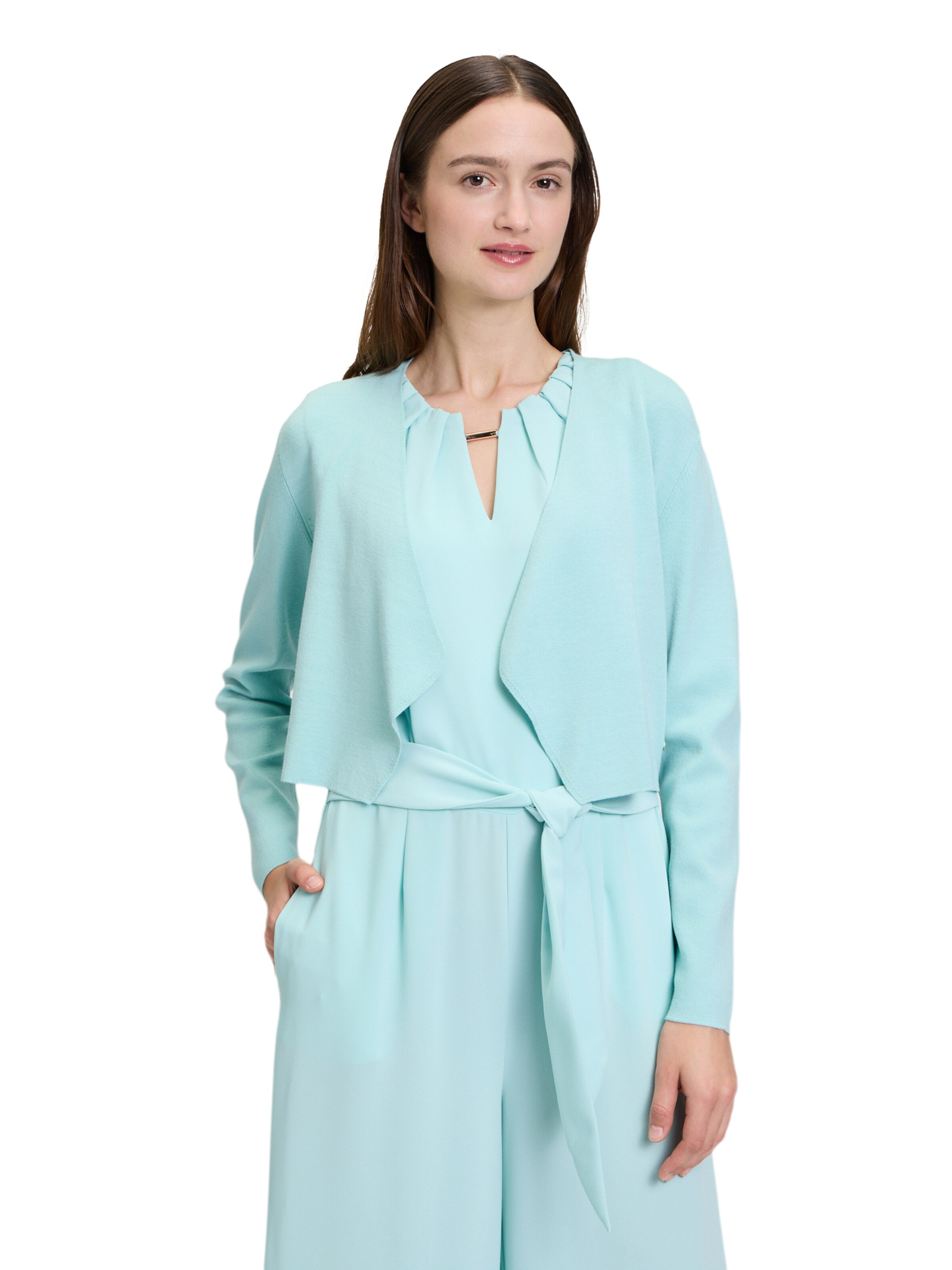 Cardigan Betty & Co en bleu : devant