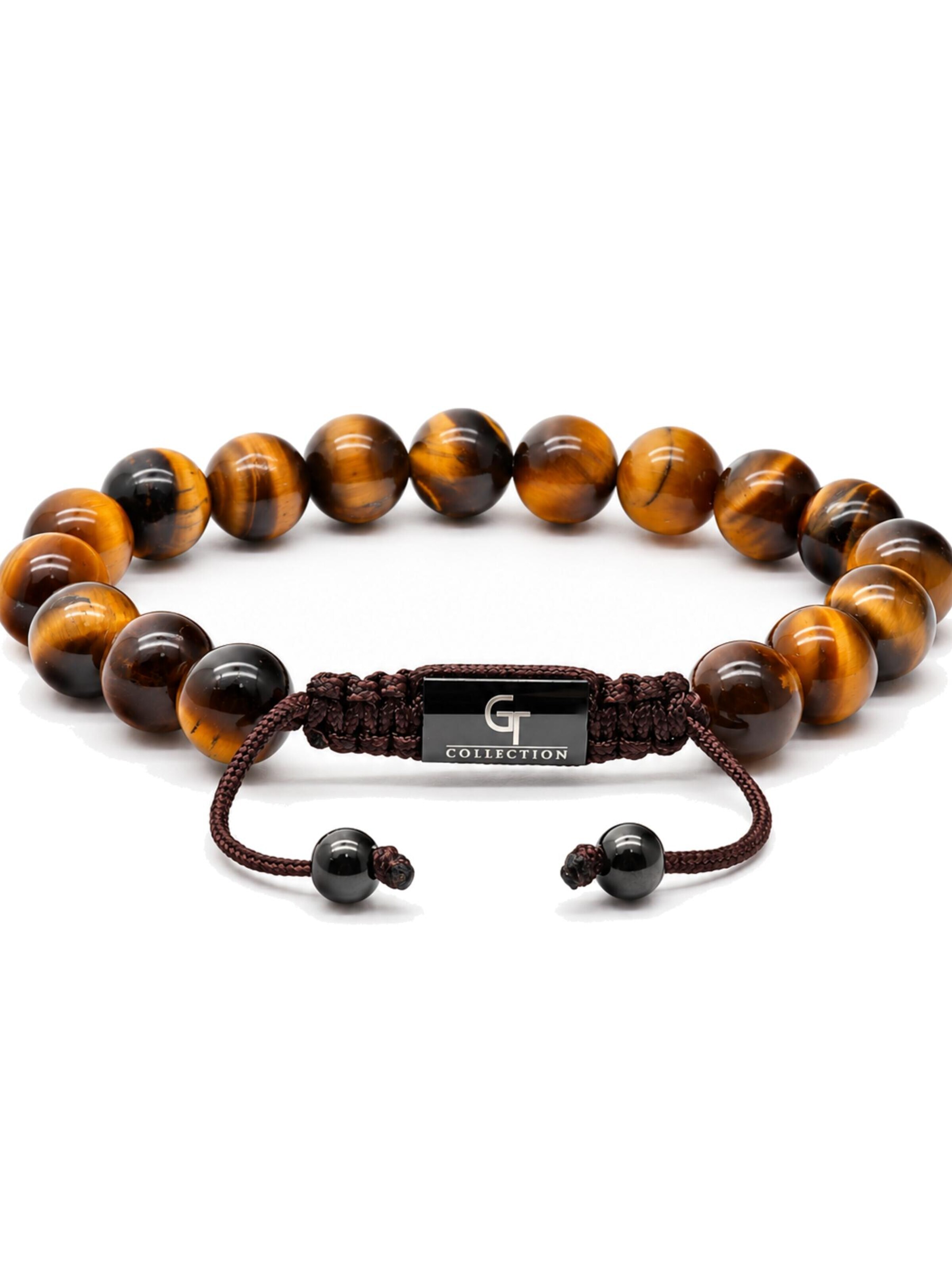 GT Collection Bransoletka 'Single-Bead' w kolorze brązowy