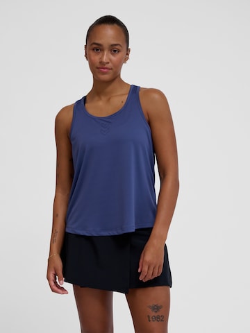 Hummel Sports top 'Court' in Blue: front