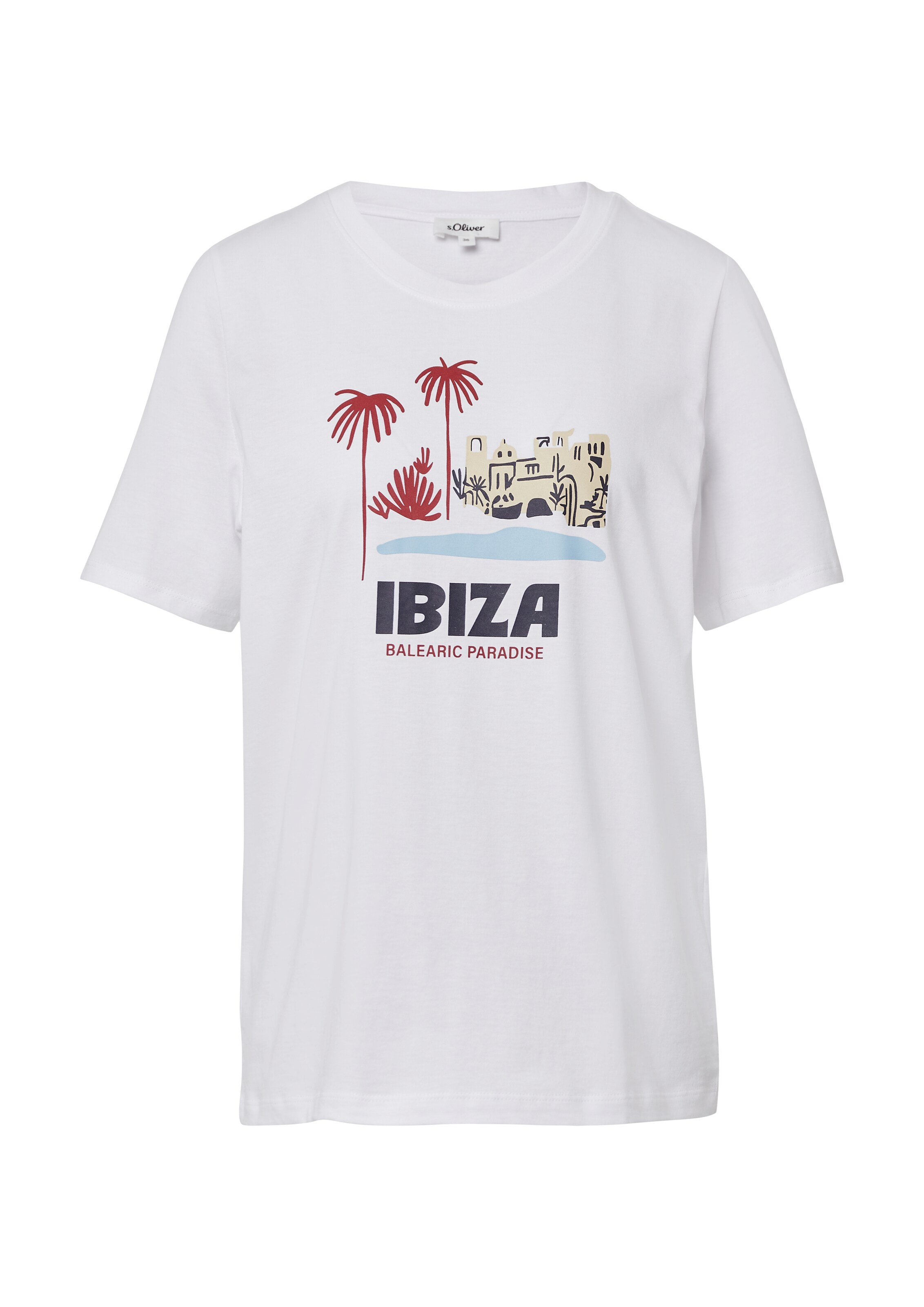 s.Oliver T-Shirt in Weiß: Vorderseite