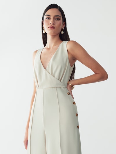 Willa Jumpsuit 'Justina' i XS i kräm, Produktvy