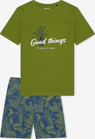 Pyjama ' Teens Nightwear ' SCHIESSER en bleu : devant