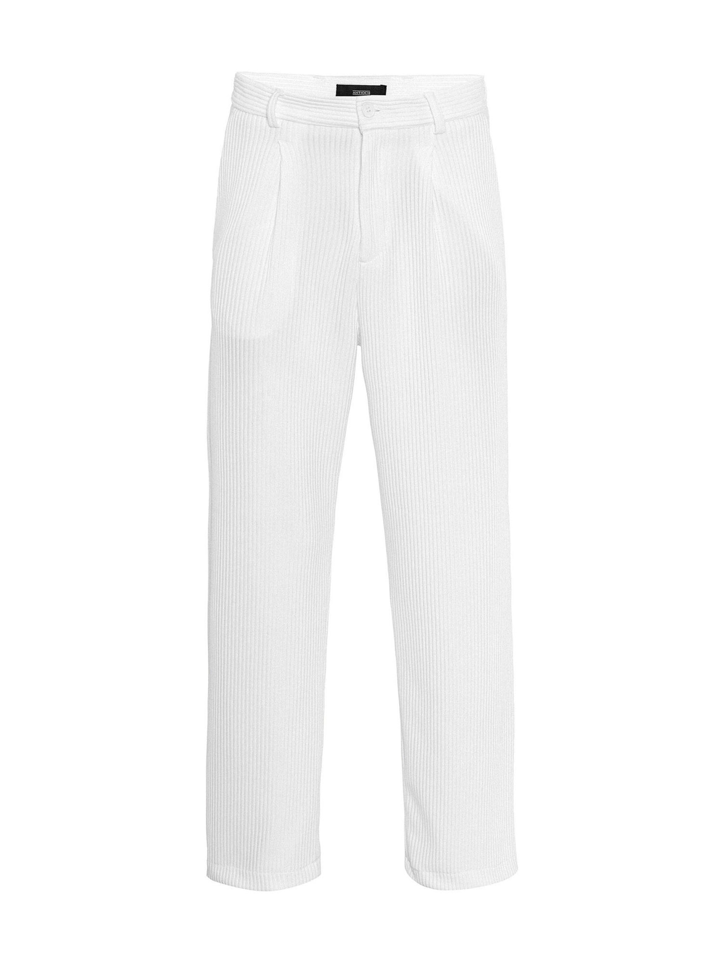 Antioch tavaline Püksid, värv valge: eest vaates