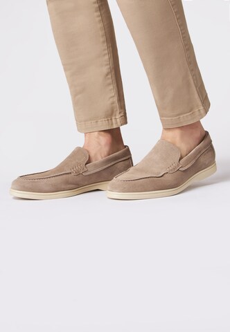 Pull-over ICHI en beige : devant