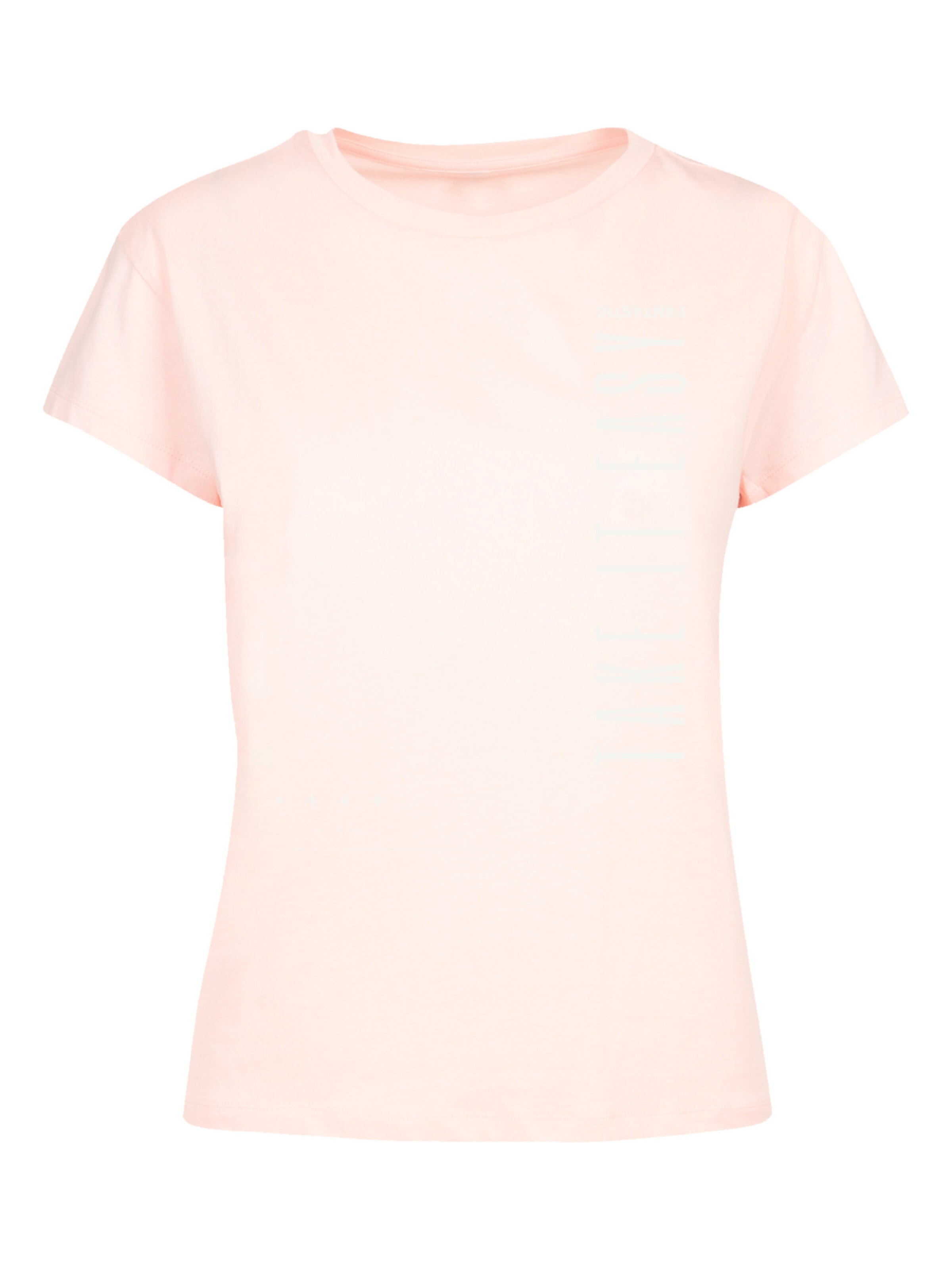 F4NT4STIC Shirt 'Take It Easy' in Roze: voorkant
