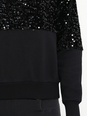 PIECES Sweatshirt 'PCNANCY' in Schwarz