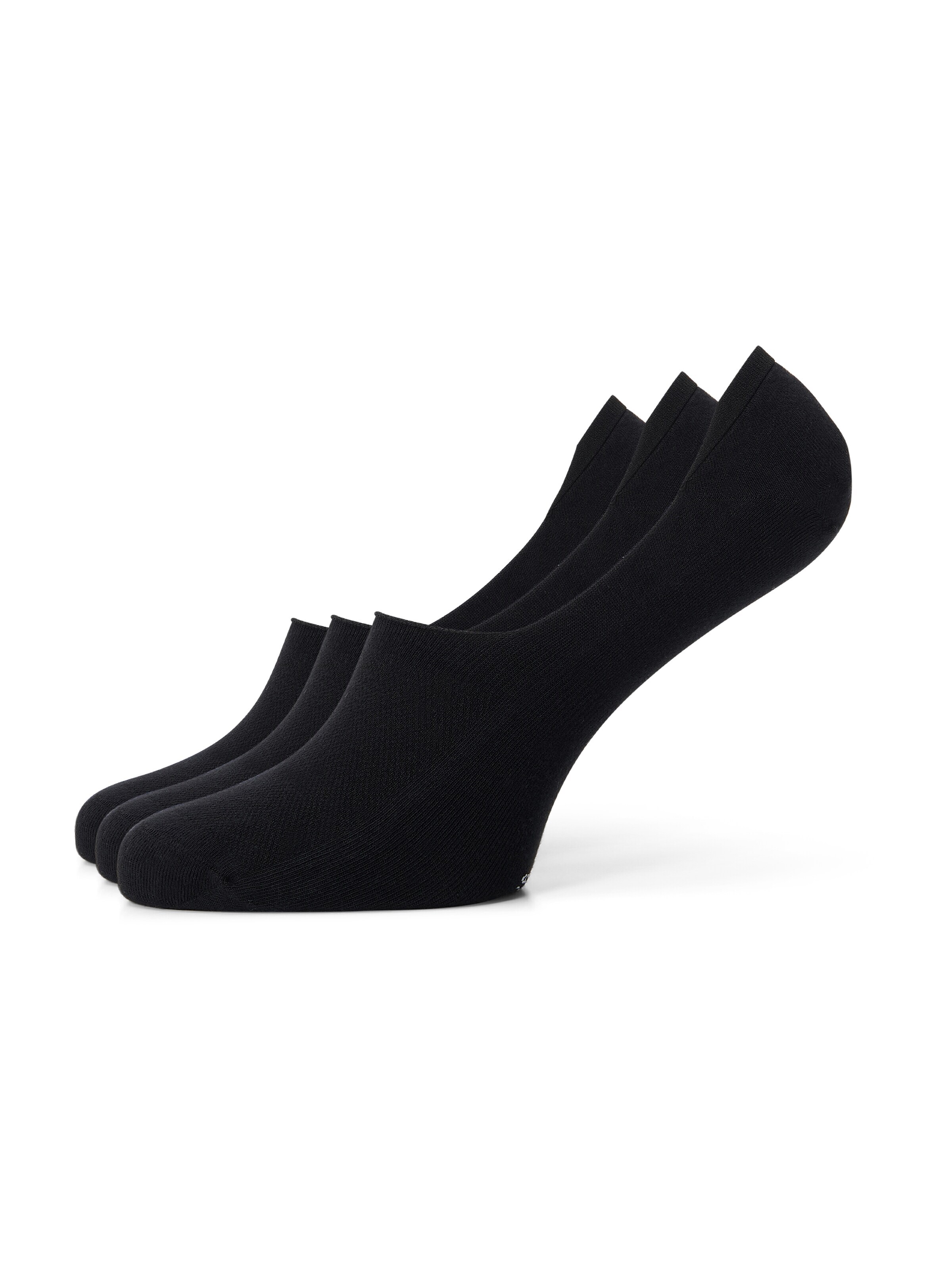 SOLIT socks Socks 'Invisibles (zwart) - 3 pack' in Black: front