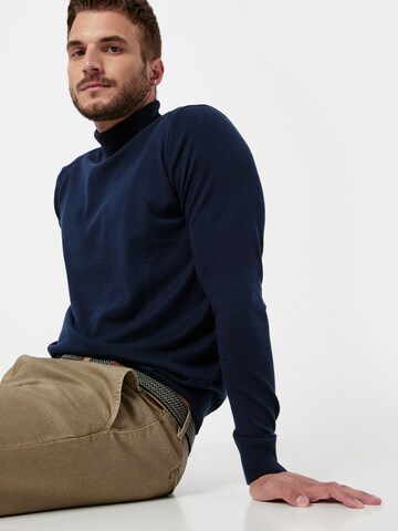 INDICODE JEANS Sweater 'Burns' in Blue