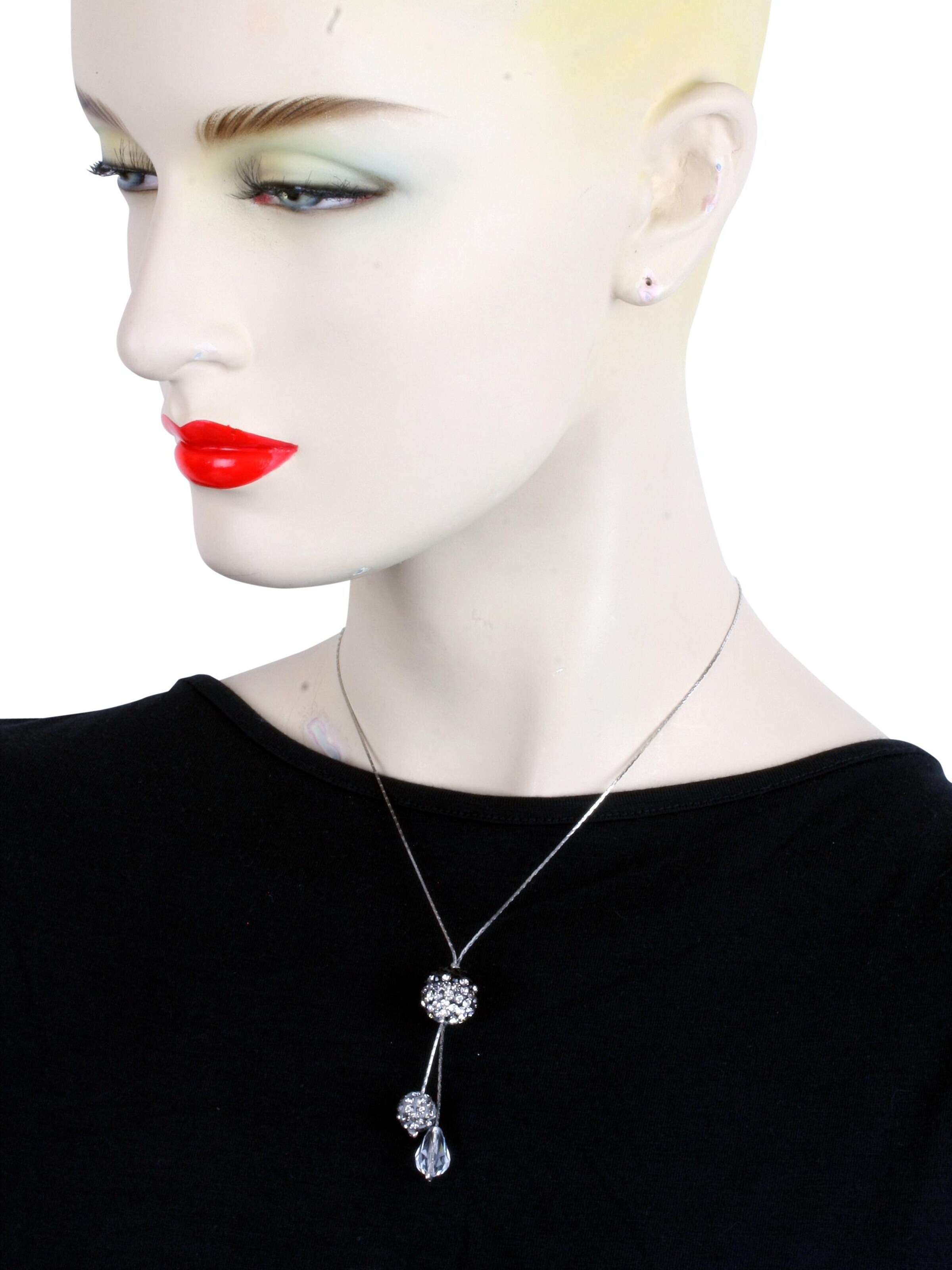 COLLEZIONE ALESSANDRO Kette 'Valea'‌‌‌‌‌‌‌‌ in Schwarz