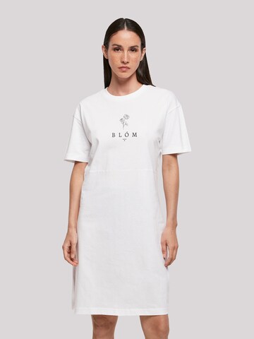 F4NT4STIC Dress 'Blóm Rose' in White: front