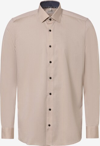 OLYMP Business Shirt in Beige: front