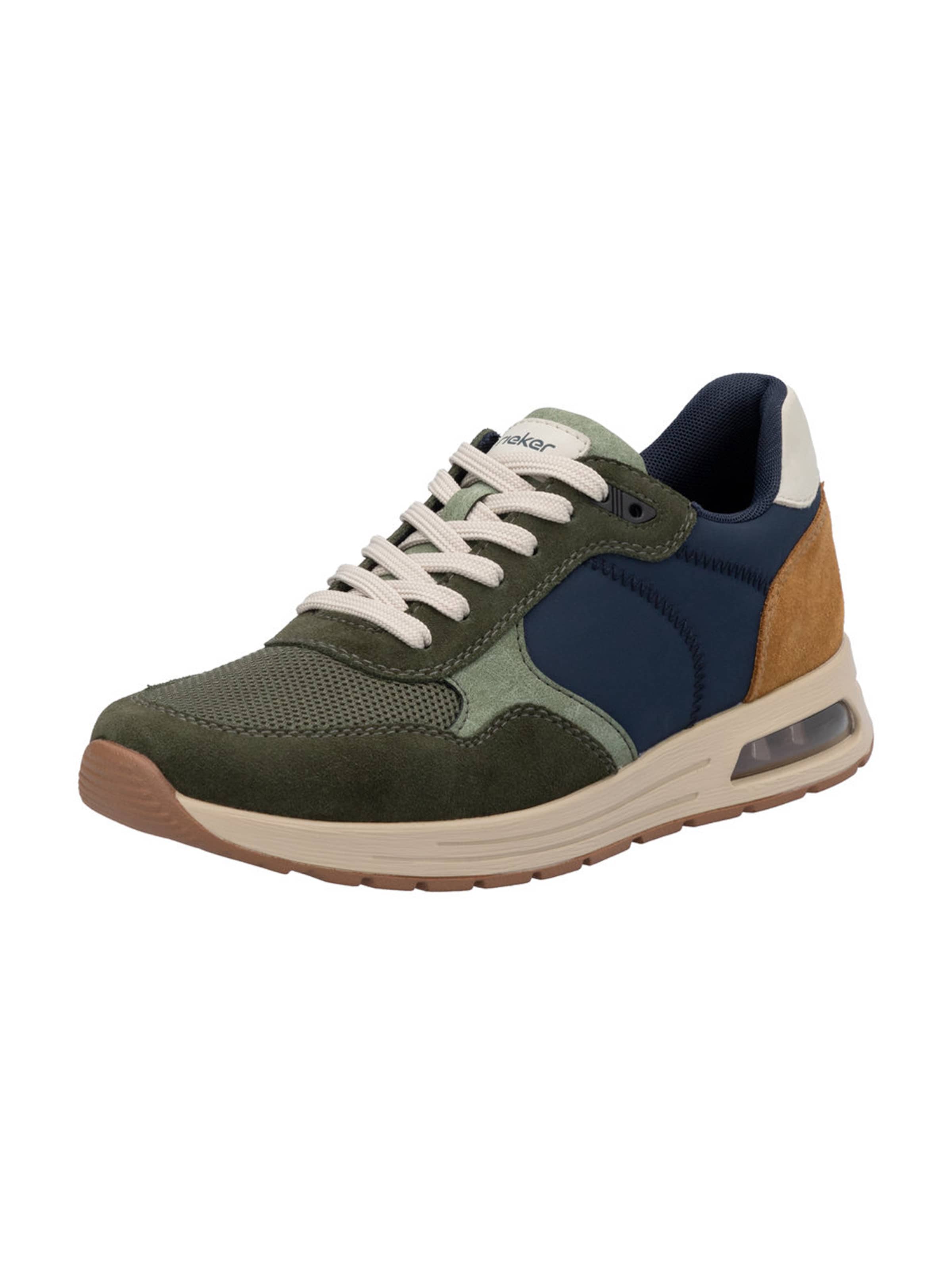 Rieker Σνίκερ χαμηλό σε πράσινο: μπροστά