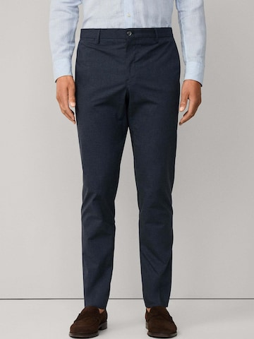 Carlo Colucci Slimfit Hose 'Kensington' in Blau: Vorderseite