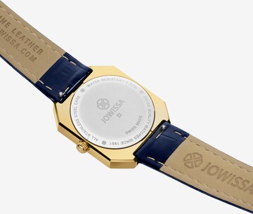 JOWISSA Analoog horloge 'FACET RADIANT' in Blauw