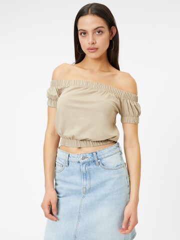AÉROPOSTALE Shirt in Beige: front