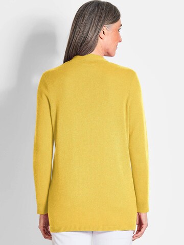 Goldner Strickjacke in Gelb