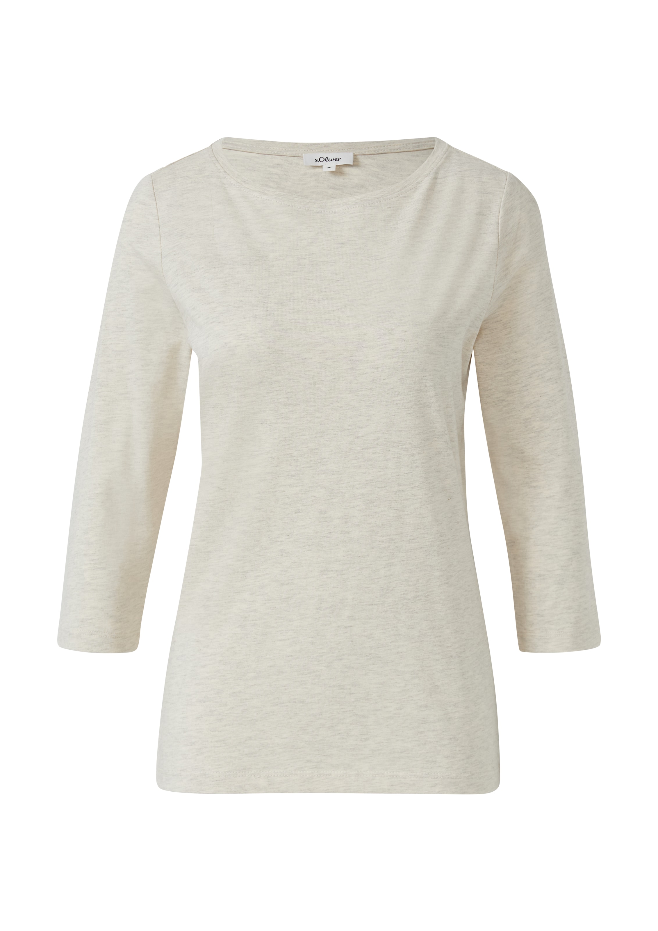 s.Oliver Shirt in Beige: Vorderseite