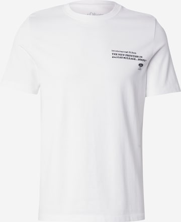 s.Oliver Shirt in Weiß: Vorderseite