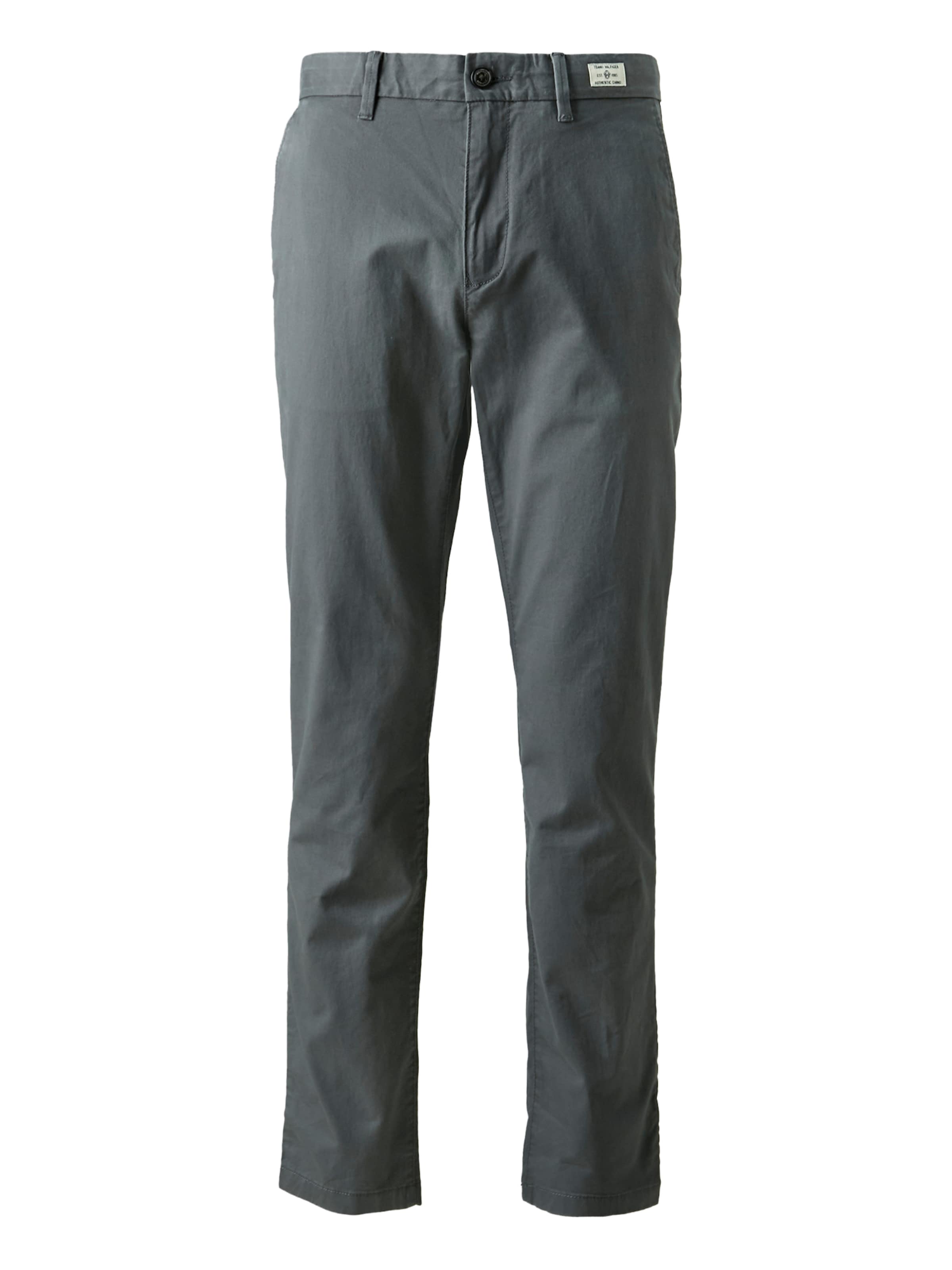 Regular Pantalon chino 'DENTON' TOMMY HILFIGER en gris : devant