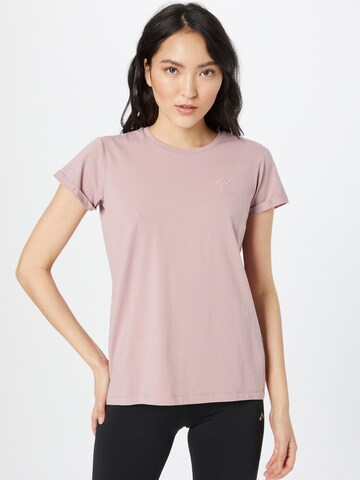 T-shirt fonctionnel Hummel en rose : devant