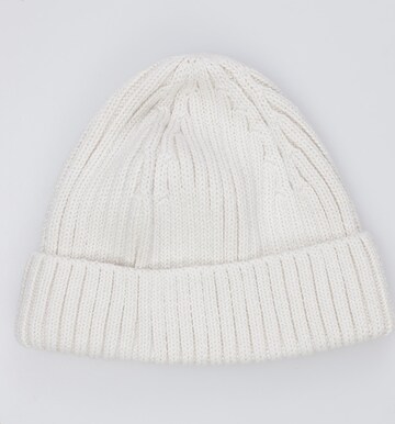 Monki Hat & Cap in One size in White: front