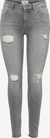 Only Tall Skinny Jeans 'Blush' in Grey: front