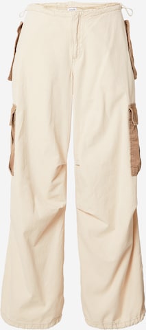 BDG Urban Outfitters Loose fit Cargo Pants in Beige: front