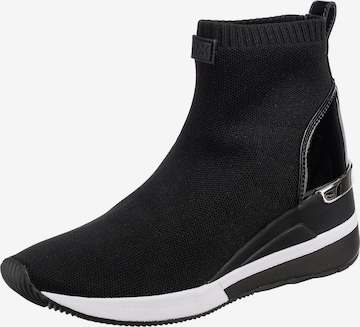 Michael Kors High-Top Sneakers 'Skyler' in Black: front